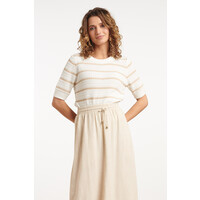 Smashed Lemon Knit Top Off White Sand