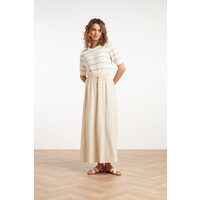 Smashed Lemon Knit Top Off White Sand