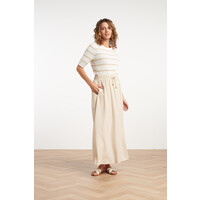 Smashed Lemon Knit Top Off White Sand