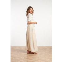 Smashed Lemon Knit Top Off White Sand