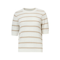 Smashed Lemon Knit Top Off White Sand