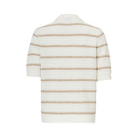 Smashed Lemon Knit Top Off White Sand