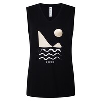 Zoso Print Top Black