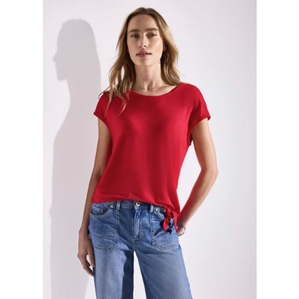 Street One Jersey Shirt with Knot 