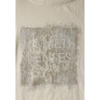 Street One Washed Shirt Stud Wording Coastal Beige
