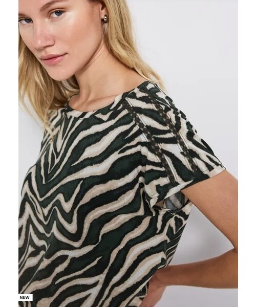 StreetOne Street One Printed Shirt Crochet Tapes