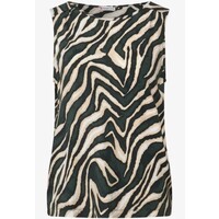 Street One Printed Basic Top Pine Grove Green