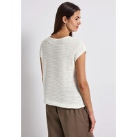 Street One Structure Shirt Off White