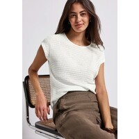 Street One Structure Shirt Off White