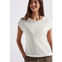 Street One Structure Shirt Off White