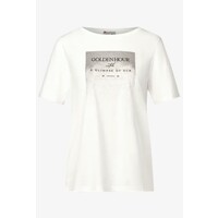 Street One Shiny Partprint Shirt Off White