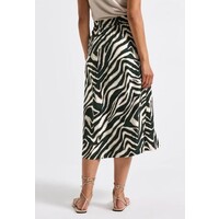 Street One Midi Button Skirt Pine Grove Green