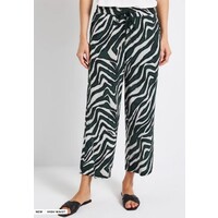 Street One Emee High Waist Wide Leg Pine Grove Green