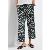 Street One Emee High Waist Wide Leg Pine Grove Green