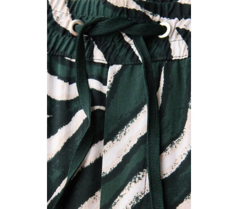 Street One Emee High Waist Wide Leg Pine Grove Green