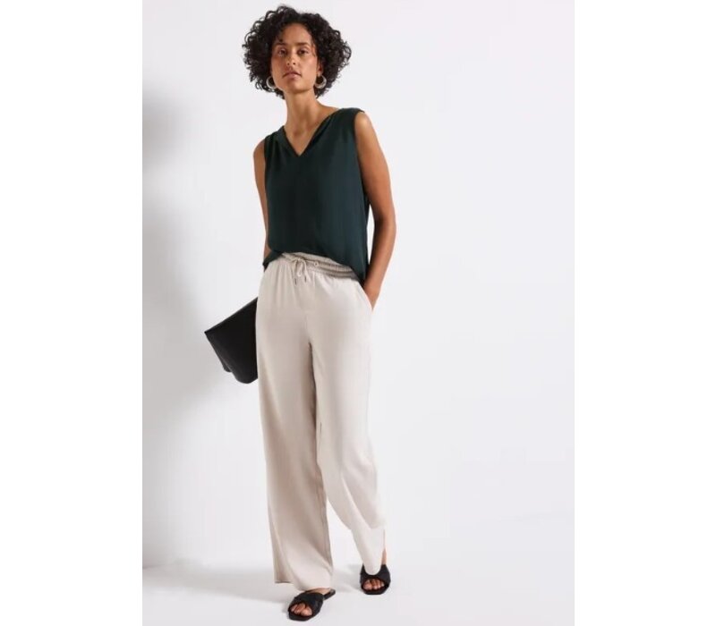 Street One Mat Mix Top Flap Detail Pine Grove Green