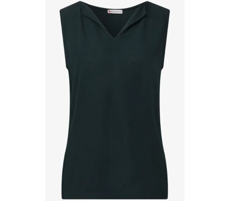 Street One Mat Mix Top Flap Detail Pine Grove Green