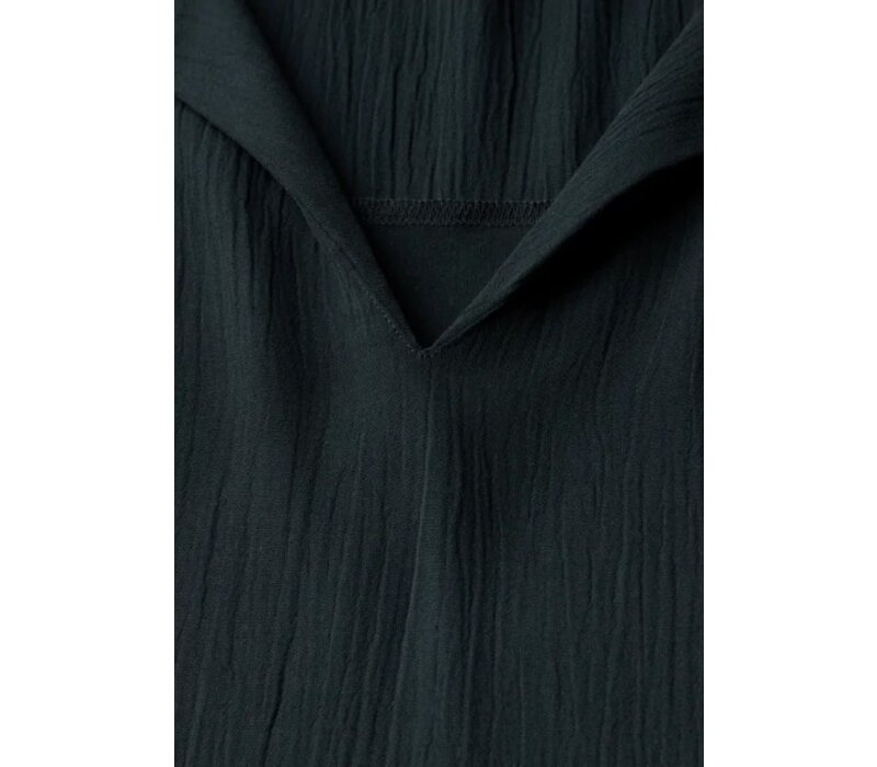 Street One Mat Mix Top Flap Detail Pine Grove Green