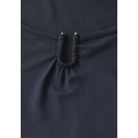 Street One Jersey Shirt Deco Detail Deepwater Blue