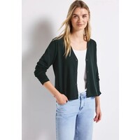 Street One Silk Look Short Jacket Pine Grove Green