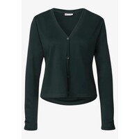 Street One Silk Look Short Jacket Pine Grove Green