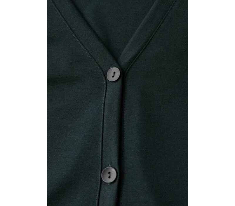 Street One Silk Look Short Jacket Pine Grove Green