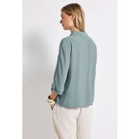 Street One Buttoned Shirtcollar Blouse Arona Blue