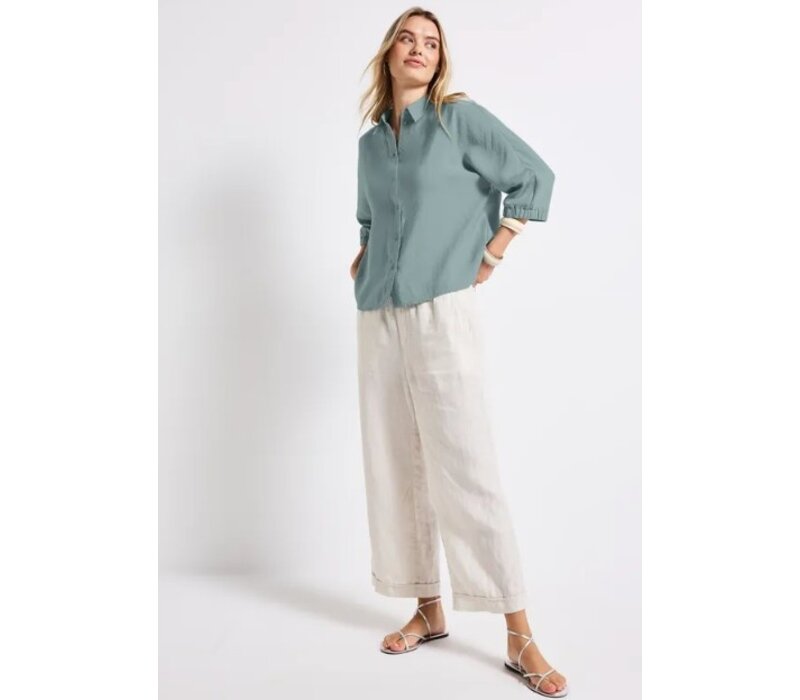 Street One Buttoned Shirtcollar Blouse Arona Blue