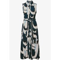 Street One Sleeveless Viscose Shirt Dress Tide Blue