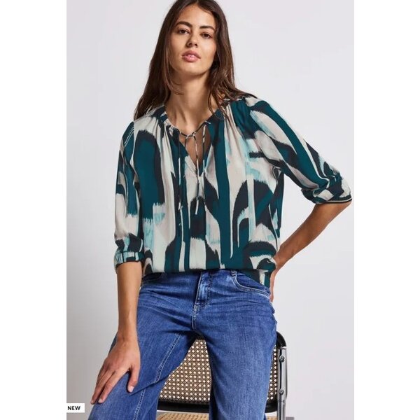 Street One Tunic Blouse Tape Detail 
