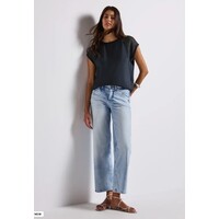 Street One Mat Mix Shirtblouse Deepwater Blue
