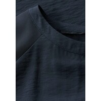 Street One Mat Mix Shirtblouse Deepwater Blue