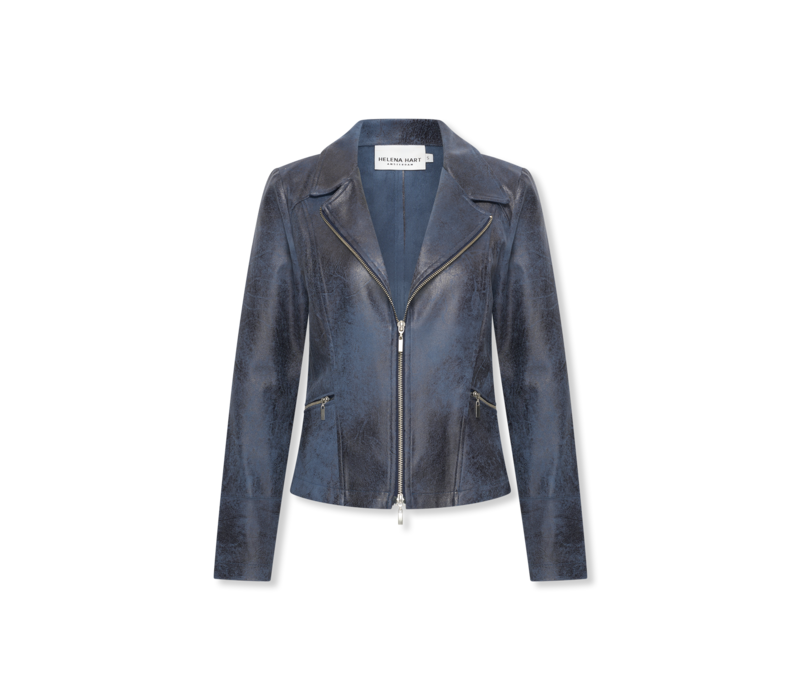 Helena Hart Zipper Biker Jeans