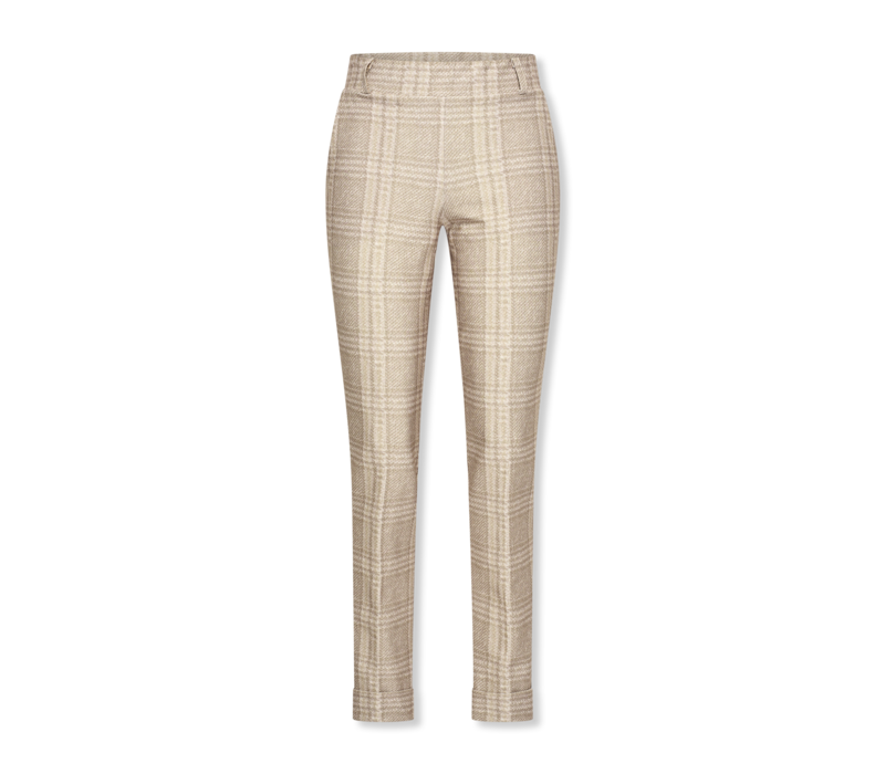 Helena Hart Broek Ziggy Lano Ruit Sand
