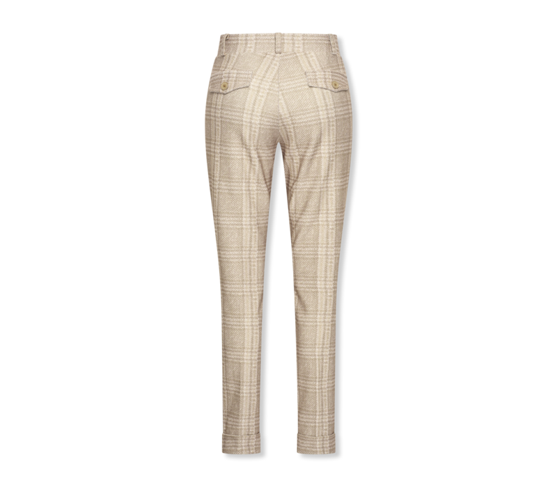 Helena Hart Broek Ziggy Lano Ruit Sand