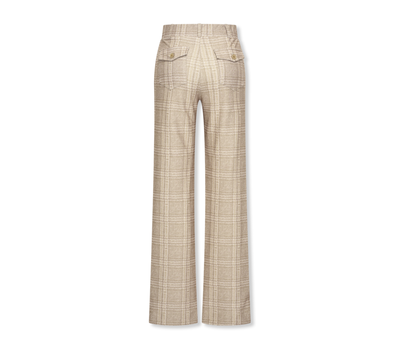 Helena Hart Broek Soul Lano Ruit Sand