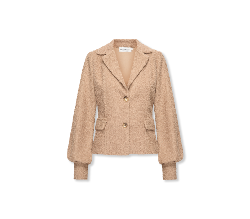 Helena Hart Blazer Lorie Frotte Camel