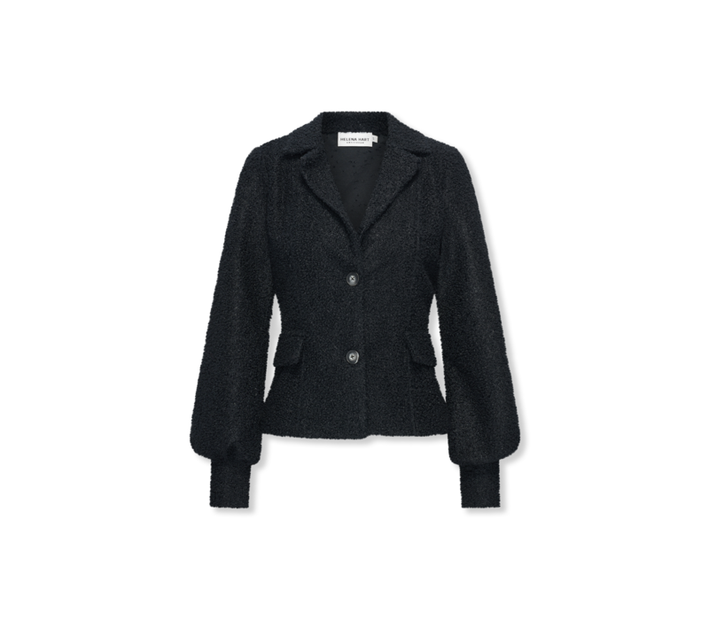 Helena Hart Blazer Lorie Frotte Zwart