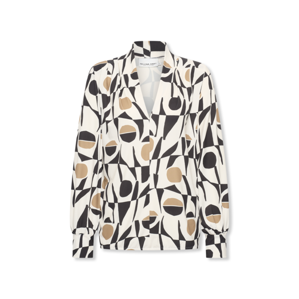 Helena Hart Top Jozzy Print Clash 