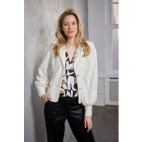 Helena Hart Top Jozzy Print Clash Camel