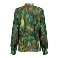 Geisha Blouse Print Green