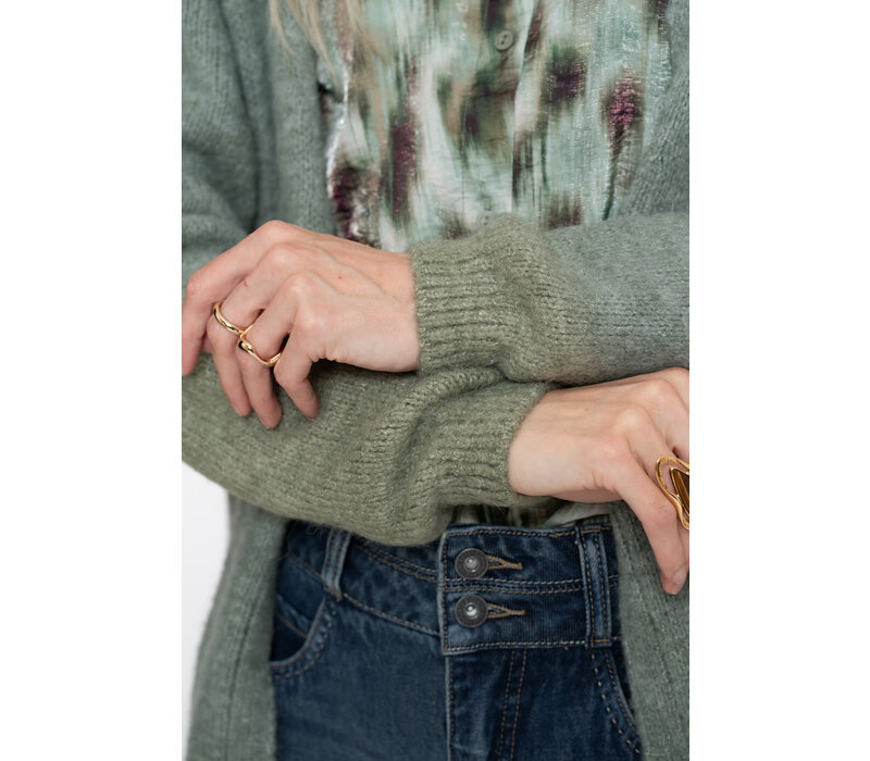Geisha Cardigan Soft Green