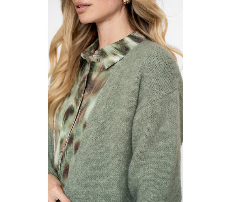 Geisha Cardigan Soft Green
