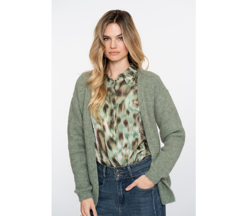 Geisha Cardigan Soft Green