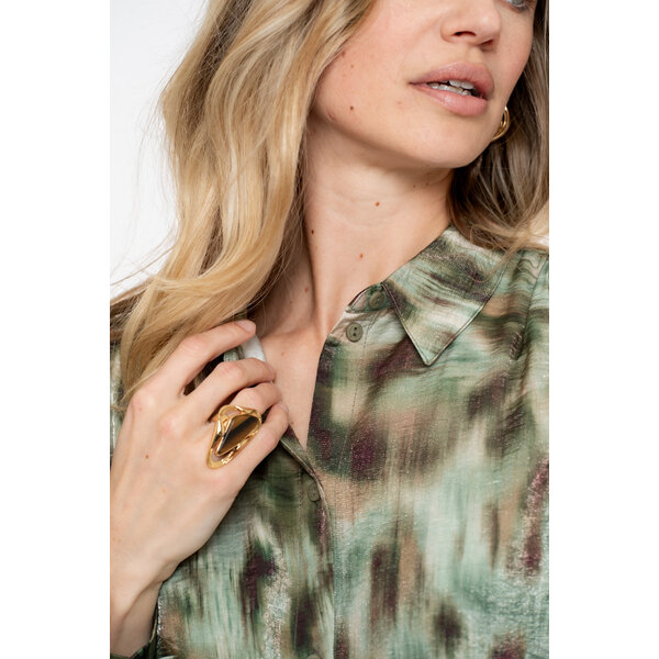 Geisha Blouse Print 
