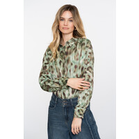 Geisha Blouse Print Green