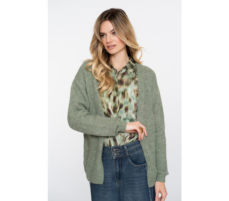 Geisha Blouse Print Green