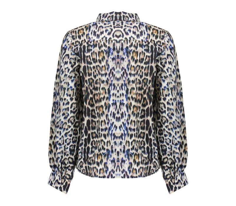 Geisha Blouse Animal Camel