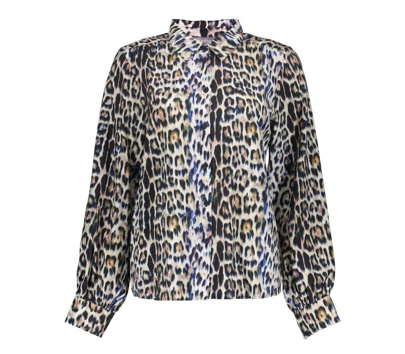 Geisha Blouse Animal Camel