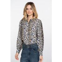 Geisha Blouse Animal Camel